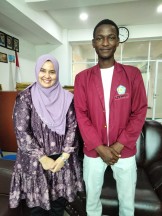 Ibrahim Garba, Mahasiswa Asing Internasional UM Sumatera Barat Prodi Teknik Elektro